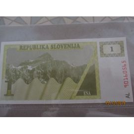 Billet 1 Tolar Slovénie