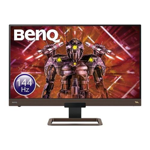 BenQ EX2780Q - Écran LCD - 2560 x 1440 WQHD @ 144 Hz - IPS - 350 cd/m² - 1000:1 - DisplayHDR 400 - 5 ms - 2xHDMI, DisplayPort, USB-C - haut-parleurs - marron métallisé