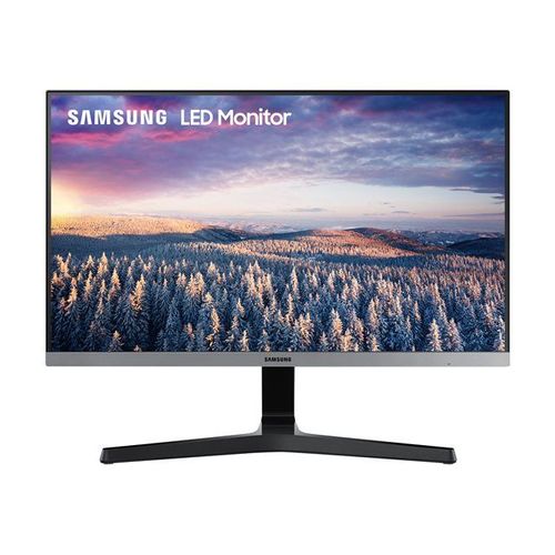 Samsung S24R352FHU - SR35 Series - écran LED - 24" (23.8" visualisable) - 1920 x 1080 Full HD (1080p) @ 75 Hz - IPS - 250 cd/m² - 1000:1 - 5 ms - HDMI, VGA - gris foncé/bleu