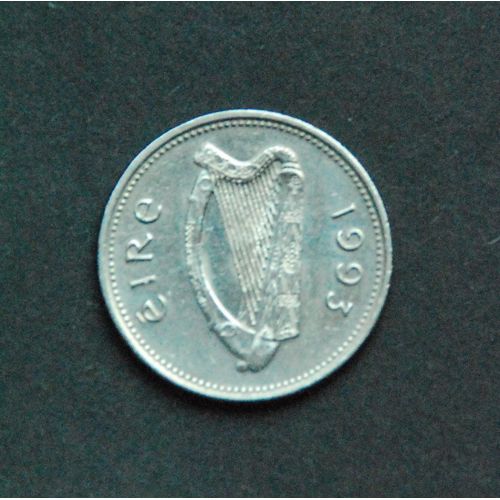 Pièce Irlandaise Eire Lyre Et Oiseau 1 P 1994