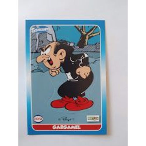 Autocollant Sticker Carte Les Schtroumpfs Cora Match 2013 N° 46