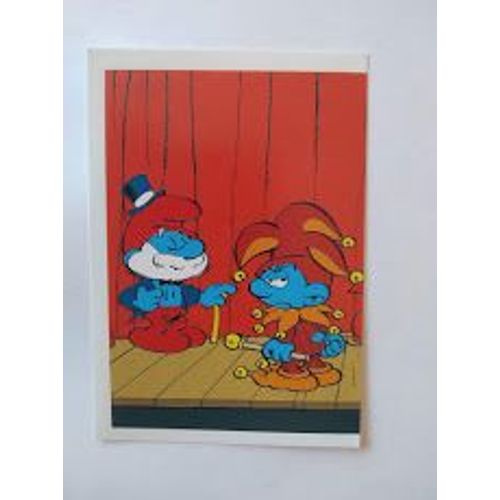 Autocollant Sticker Carte Les Schtroumpfs Cora Match 2013 N° 66