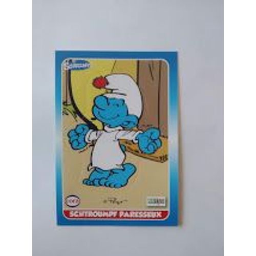 Autocollant Sticker Carte Les Schtroumpfs Cora Match 2013 N° 71
