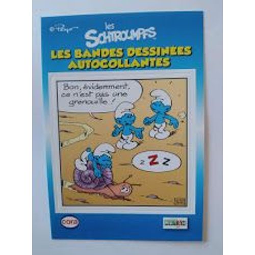 Autocollant Sticker Carte Les Schtroumpfs Cora Match 2013 N° 73