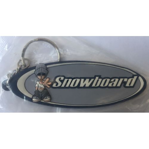 Porte Clé Snowboard Spirit, Figurine, Bd, Sport De Glisse, Ski, Montagne