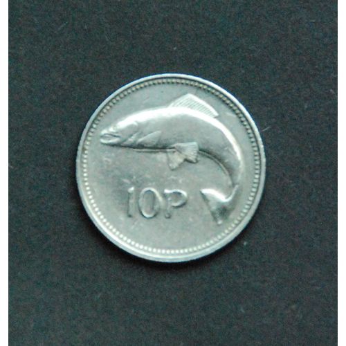 Piece Irlandaise Lyre Et Poisson 10p 1996