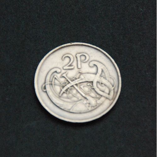 Pièce De Monnaie Irlande 1988 2 P Lyre Et Oiseau