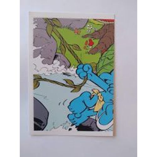 Autocollant Sticker Carte Les Schtroumpfs Cora Match 2013 N° 83