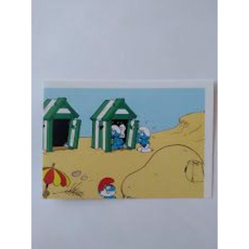 Autocollant Sticker Carte Les Schtroumpfs Cora Match 2013 N° 88