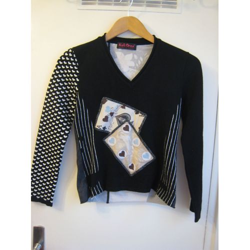 Pull Léger Stretch 40 Cartes Et Coeurs Kali Orea