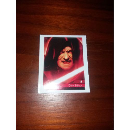 Carte Leclerc Star Wars 2019 Dark Sidious Numéro 13