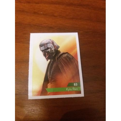 Carte Leclerc Star Wars 2019 Kylo Ren Numéro 83