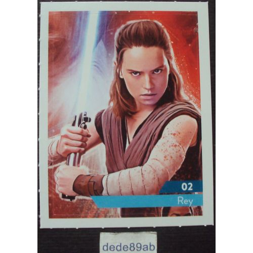 Carte Leclerc Star Wars 2019 Rey Numéro 02