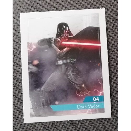 Carte Leclerc Star Wars 2019 Dark Vador Numéro 04