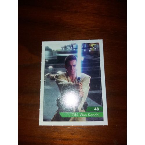 Carte Leclerc Star Wars 2019 Obi-Wan Kenobi Numéro 48