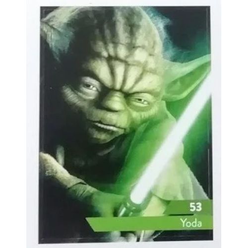 Carte Leclerc Star Wars 2019 Yoda Numéro 53
