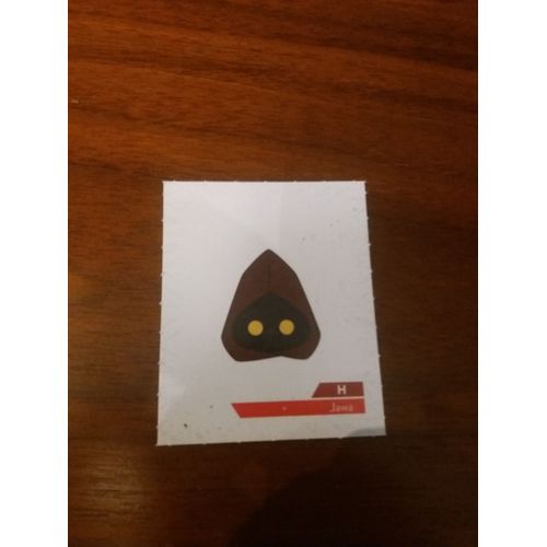 Carte Leclerc Star Wars 2019 Jawa Lettre H