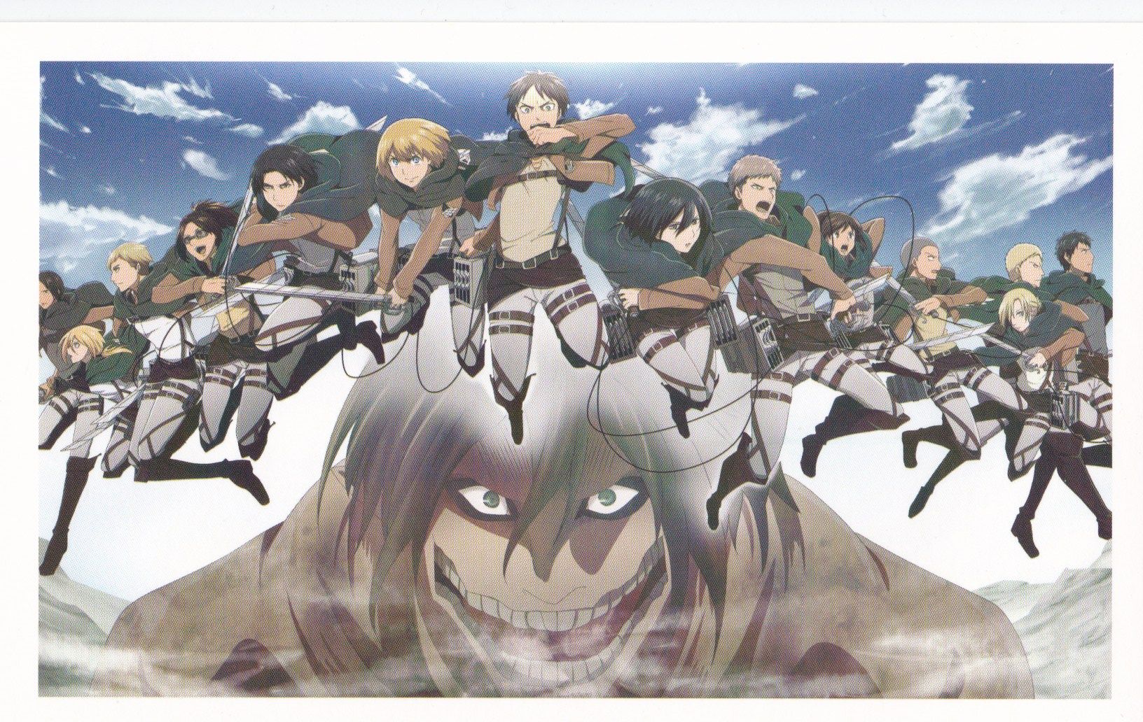 Carte Postale L Attaque Des Titans N 1 Attack On Titan Shingeki No Kyojin Manga Dessin Anime Japon Rakuten