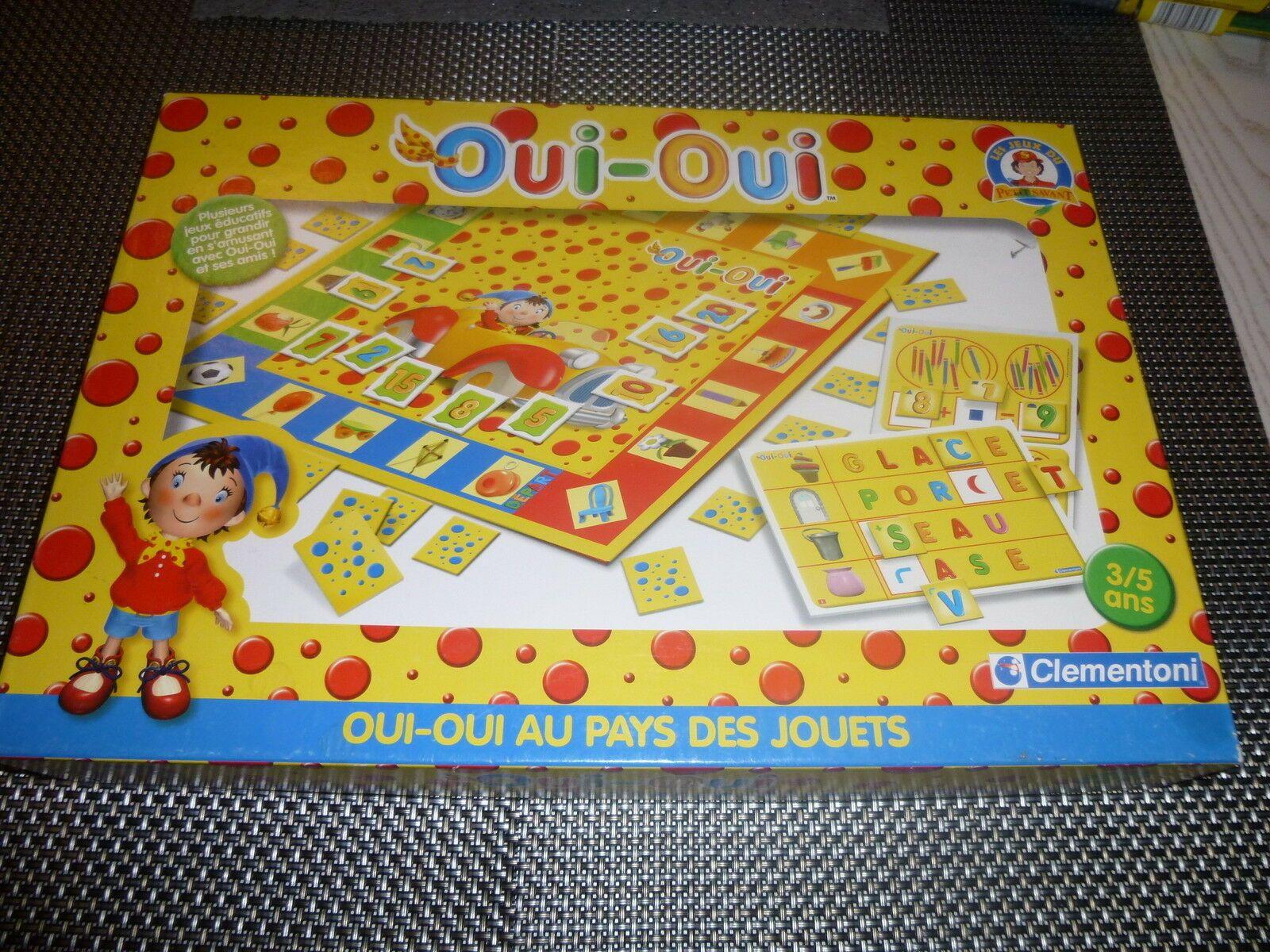 Oui-Oui aux pays des jouets - Jeu éducatif oui oui Clementoni 3/5 ans -  Oui-Oui