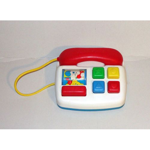 Telephone D'activité 1er Age Fisher Price 1991 Vintage