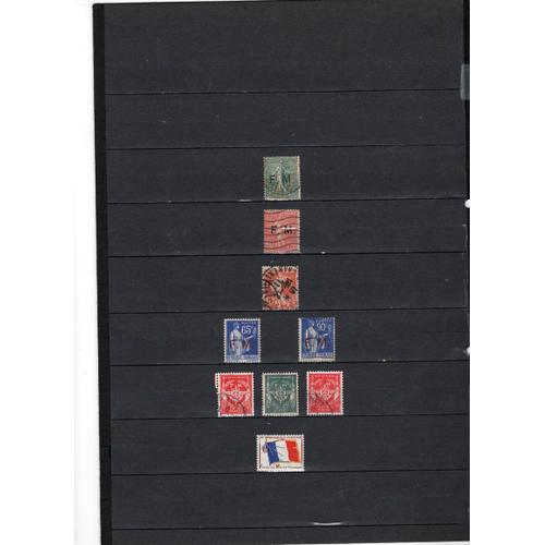 France 9 Timbres Fm Obliteres & Neufs** & *