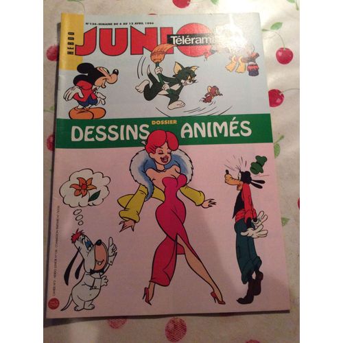 Junior Telerama N° 136 Dossier Dessins Animés