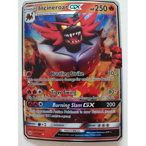 Incineroar Gx 27 /149 Anglaise