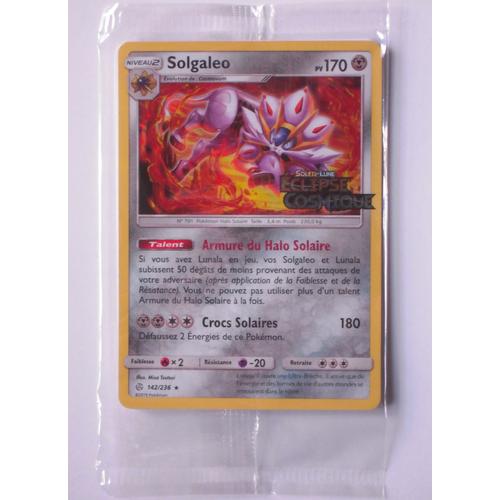 Solgaleo Holo - Eclipse Cosmique - 142/236 - Série Limitée