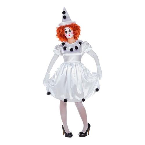 Déguisement Clown Pierrot Pour Femme
