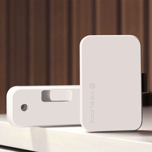 Xiaomi Serrure de tiroir intelligente, Serrure de sécurité de tiroir Bluetooth, Serrure de sécurité de tiroir intelligent sans fil, pour bureau à domicile(Pas batterie)