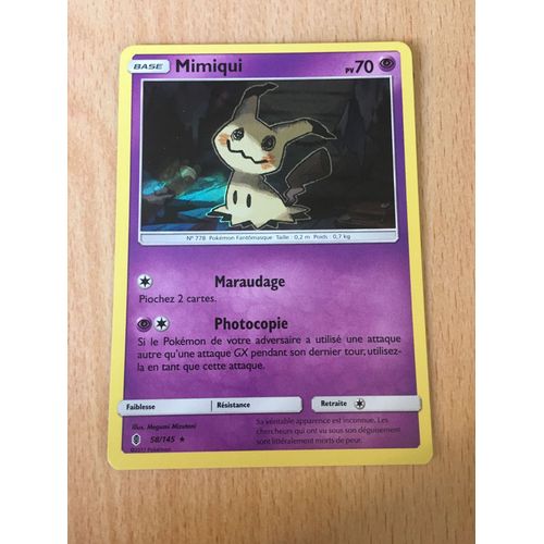 (147) Mimiqui 70pv 58/145 Pokemon