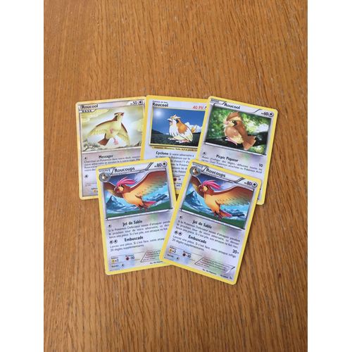 (1801) 3x Roucool + 2x Roucoups Pokemon