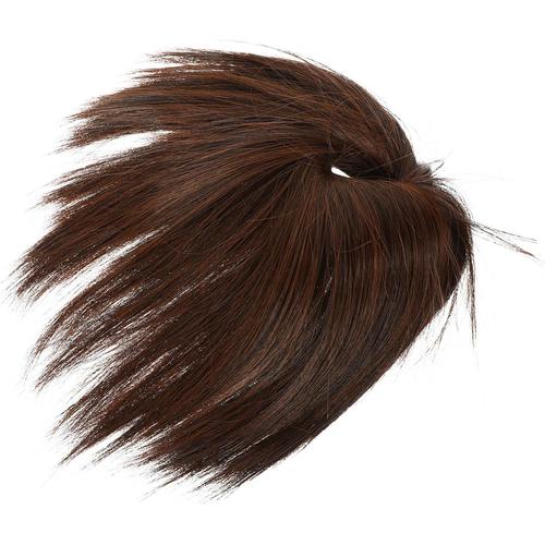 Comme Indiqué 4 Morceau Anneau De Cheveux Extensions De Cheveux Synthétiques Chouchou Chignon Désordonné Bandeau Chignon Postiche Les Cheveux En L'air Fil Haute Température Manquer Perruque