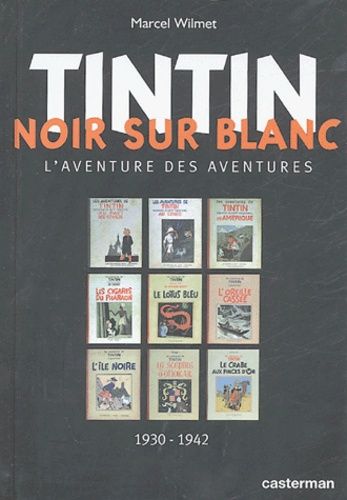 Tintin Noir Sur Blanc BD et humour Rakuten