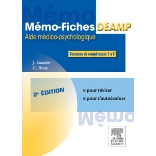 Mémo-Fiches Deamp - Aide Médico-Psychologique