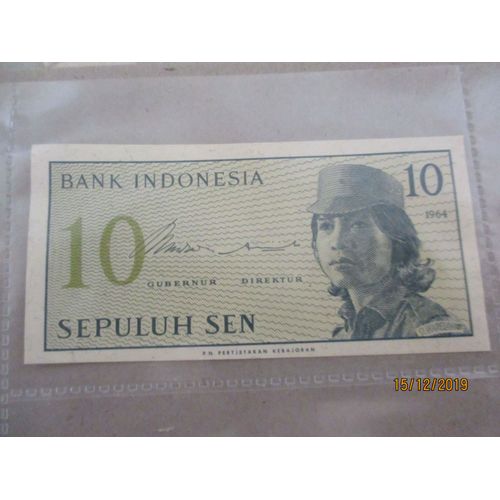 Billet 10 Sen Indonésie