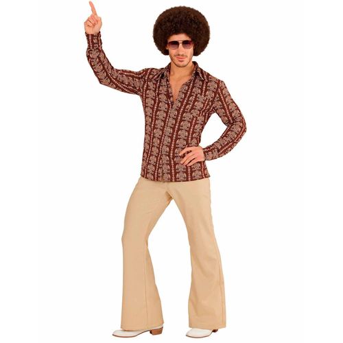 Chemise Groovy Old School Années 70 Homme L / Xl