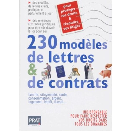 230 Modeles De Lettres Et De Contrats - Edition 1998