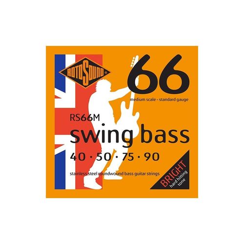 Rotosound Rs66m Swing Bass - Jeu De Cordes Basse - 40-90