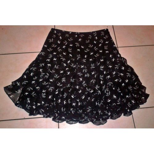 Jupe Noire Volants 3 Suisses Collection Taille 34 ..