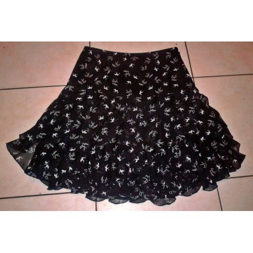 Jupe Noire Volants 3 Suisses Collection Taille 34 ..