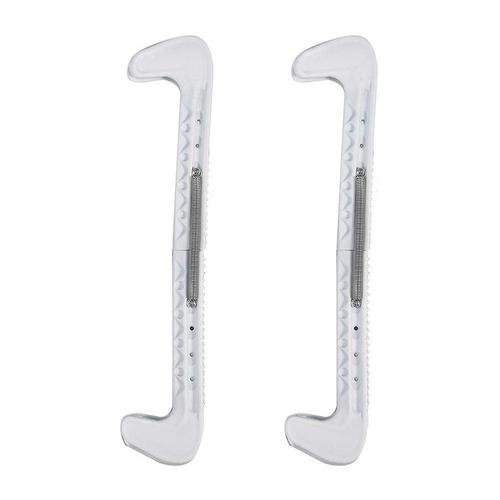 12.20in Skates Two-Piece Blade Guards Accessoires En Réglable Patinage - Blanc