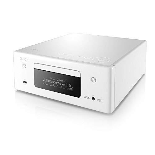 Denon Enceinte RCDN11DAB compacte Amplificateur CD Radio Internet Streaming Musique HEOS Multiroom Bluetooth et WiFI Compatible AirPlay 2 Alexa