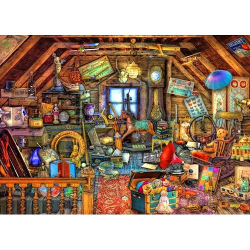 Hidden Object Attic - Puzzle 1500 Pièces