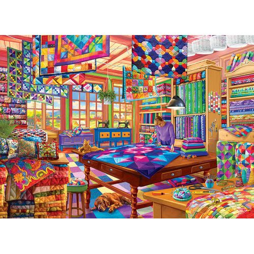 L'atelier De Courtepointe - Puzzle 1000 Pièces