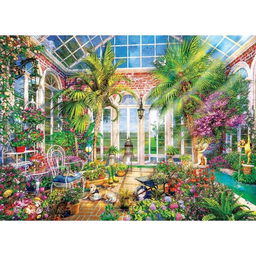 Serre De Jardin En Verre - Puzzle 1000 Pièces