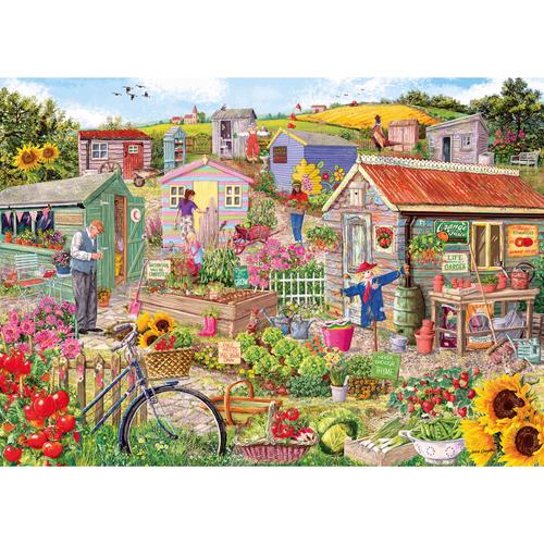 Puzzle Pièces Xxl - Au Jardin Ouvrier - Puzzle 500 Pièces