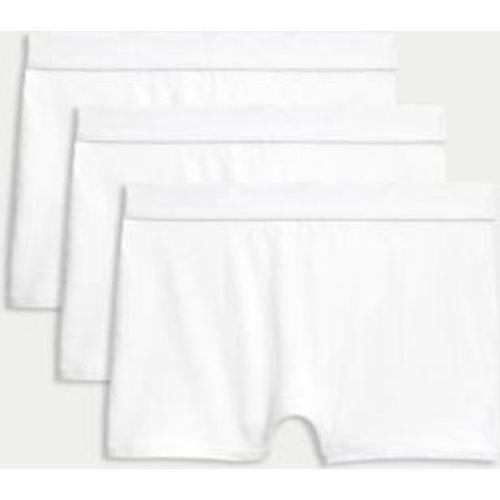 Lot De 3 Boxers En Coton (Du 6 Au 16 Ans) - Blanc