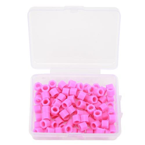 Anneaux Dentaires En Silicone Violet, 100 PièCes, Petits Anneaux Pour Instruments Dentaires, Fournitures D'accessoires Pour Le Marquage