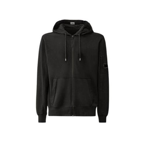 C.P. Company - Sweatshirts & Hoodies > Zip-Throughs - Black